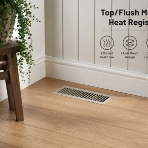 Top/Flush Mount Heat Registers